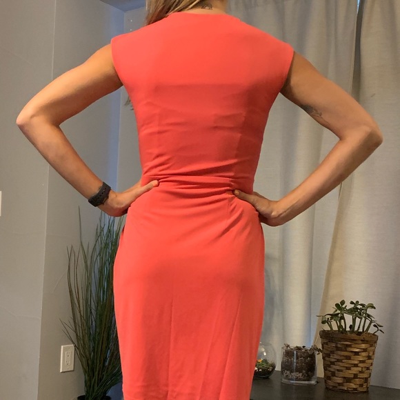 Coral Dress - Size 4 - Picture 2 of 3